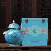 Cerámica de Jingdezhen 2.5kg Jarra de Vino Botella de Vino Sellada Botella de Vino Vacía Jarra de Vino Coleccionable Retro Antiguo Jarra de Vino Personalizada