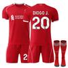 Liverpool 2025-26 Home No. 11 Salah Jersey Não. Conjunto de Uniforme de Futebol 7 Wirtz 9 Isak para Homens