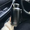 Taza Termo Simple de Acero Inoxidable 316 para Estudiantes, Diámetro Grande, Gran Capacidad, Adecuada para Hombres y Mujeres, para Preparar Té, Termo para Coche
