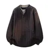 Nuevo Suéter de Punto Trenzado con Cuello Redondo Falso Dos Piezas para Hombre Otoño/Invierno 2026, Camisa Básica Casual Talla Grande