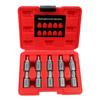 Extractor de Tuercas, Pernos, Tornillos Rotos, Oxidados, Dañados, Extractor de Roscas de Tornillos de Cabeza Rota, Herramienta de Llave de Vaso de Rosca Inversa