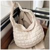 Bolso Plisado Nube Estilo Nuevo 2026 para Mujer, Comercio Exterior, para Viajes, Bolso Dumpling de Gran Capacidad Casual, Bolso de Mano, Bolso Grande Relleno de Algodón