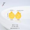 Pu Zuojiu Sin Color Esmerilado Accesorios DIY Loto Calabaza Laqueada Colgante Pulsera Collar Accesorios Mujer