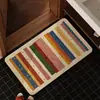 Alfombrillas de lino vintage estilo americano, absorbentes, antideslizantes, resistentes al desgaste, adecuadas para sala de estar, baño, dormitorio y entrada, venta al por mayor