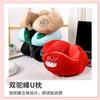 Protector de Cuello de Dibujos Animados Manga para Cuello Almohada en Forma de U para Conducir Almohada de Viaje Columna Cervical Reposacabezas en Forma de U para Avión Cuello Siesta en Coche Estudiante