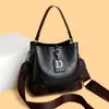 Bolso de mano transfronterizo para mujer 2026 principios de otoño nueva moda patchwork bolso cubo gran capacidad para el trabajo al hombro cruzado bolsa de mano para mujer