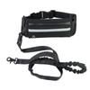 Riñonera Deportiva para Exteriores Correa para Pasear Perros Tira Reflectante Correa Deportiva Ajustable para Pasear Perros Riñonera P Plegable