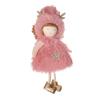 Pingente de Decoração de Natal Criativo Novo Anjo Chapéu Pontudo Galhada Pingente Decoração de Árvore de Natal Acessórios Feitos à Mão