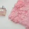 Multicolor en Stock Nuevo Modelo Bordado de Malla Vestido Camisola con Adorno Floral Tela Bordada Hanfu