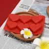 Nuevo Producto Molde de Resina de Cristal Corazón de Píxeles de 6 Enlaces Molde de Silicona para Decoración de Pasteles DIY Postres de Gelatina para Uso en el Hogar