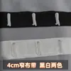 Cinta estrecha para cortina de 4 cm de ancho, pequeños accesorios para cortinas, cinta de ganchos, cinta para cabecera de cortina, utilizada para parasoles de coche