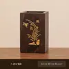 Madera Sólida Ébano Palosanto Juego de Seis Pinzas para Té de Caballero Accesorios para Juego de Té Kung Fu Cuchillo de Té Cucharilla de Té Cepillo para Barrer el Agua Tubo de Té