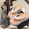 Chanclas Zj de Suela Gruesa para Mujer Verano 2024 Estilo Nuevo