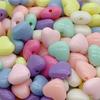 Acrílico amor cuentas corazón melocotón cuentas sueltas cuentas de corazón DIY cadena para teléfono móvil collar material de joyería accesorios