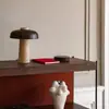 Lámpara de Mesa Tipo Hongo Piedra Amarilla de Cueva Nórdica Danesa para Sala de Estar, Dormitorio, Estudio, Estilo Wabi-Sabi Lámpara de Mesita de Noche Creativa Retro de Diseñador