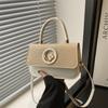 Bolsa Quadrada Pequena Explosiva Mais Vendida Transfronteiriça Bolsa Feminina de Marca da Moda Tendência Popular Que Combina com Tudo Bolsa de Ombro Transversal com Contraste de Cor bolsas