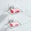 1 pieza - Jabonera de acero inoxidable, jabonera de pared, jabonera con drenaje, jabonera simple para baño del hogar