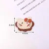 Ropa de moda para niños Accesorios para el cabello Accesorios de ropa Parches de tela Parches de bordado de animales de dibujos animados de moda para manualidades