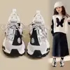 Zapatos Dad para Niñas 2026 Primavera y Otoño Nuevos Zapatos Deportivos de Running de Moda para Niños Mayores Zapatos Deportivos Versátiles y con Estilo para Niños