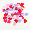 Cross-border handmade diy acessórios de amor de casamento mão- espalhar pétalas de flores acessórios borda pressionada tecido esponja amor 100 pcs
