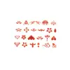 Ano do Cavalo Fogos de Artifício de Ano Novo Adesivos de Rosto de Pônei para Adultos e Crianças Pintura Facial Festa da Menina Doce Blush