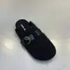 Pantuflas Peludas para Mujer, Adecuadas para Usar al Aire Libre, Nuevo Invierno 2026 Estilo Birkenstock Slip-On de Suela Gruesa Perezosas de Punta Cerrada de Algodón para Mujer