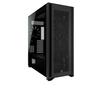 Aplicable a barco pirata americano 7000D Flujo de aire negro vidrio templado granel reforzado torre completa ATX stock