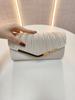 Nuevo Bolso Clutch Plisado Transfronterizo Bolso de Cena de Moda Cadena Bolso Cruzado de Boda Bolso Sobre Bolso de Fiesta Combinable