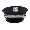 Sombrero de Seguridad Primavera y Otoño para Hombre Nuevo Entrenamiento de Seguridad Sombrero de Algodón para Mujer Propiedad Guardia de Hotel Gorra Negra