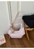 Bolso de hombro para mujer, bolso cruzado vintage de retazos plisados para debajo del brazo, nuevo bolso de bola de masa de cuero PU suave de nicho de alto valor 2026