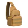 Bolso de Hombro Táctico, Bolso de Hombro para Viaje, Bolsa Pequeña Cruzada para Ciclismo, Ventilador Militar Mochila Cruzada Portátil para Montañismo al Aire Libre, Mochila Cruzada Luya