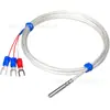 Sensor de temperatura Pt100 pacote de porta de rosca à prova d'água e óleo prova de temperatura resistência térmica de platina termopar
