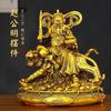 Estátua de Bronze de Zhao Gongming, Deus do Riqueza de Bronze Montado em um Tigre, Estátua Grande de Bronze do Deus da Riqueza para Adoração em Casa, Estátua de Buda General Zhao