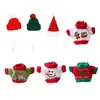 Conjunto de Ropa Navideña para Mascotas 2026 con Diseños de Muñeco de Nieve, Hombre de Jengibre y Reno - Suéter de Punto y Gorro para Hámster Ropa Festiva
