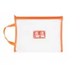 Bolsa de Malla Transparente de Doble Capa, Bolsa Especial para Clasificación de Materias de Estudiante, Bolsa para Almacenamiento de Información de Exámenes