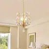 Lámpara de Rama de Cristal Retro de Gama Alta para Sala de Estar, Rama de Lámpara Decorativa para Bar, Restaurante, Tienda Americana, Club, Candelabro de Velas