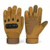 Guantes de ciclismo para exteriores, soft shell, estilo militar, entrenamiento de combate de las fuerzas especiales SEAL, anticorte, pantalla táctil de dedo completo