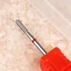 Pretratamiento estilo ruso pulido de uñas capullo duro cabeza de molienda de uñas de acero de tungsteno taladro de descarga removedor de uñas con máquina de pulir