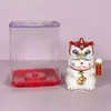 Enfeite de Gato Leão Dançante movido a Energia Solar, Decoração Fofa Automática com Aceno para Carro, Casa, Recepção, Brinquedo da Moda, Presente de Aniversário, Atrai Riqueza