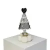 10.5cm Base Giratoria de Cerámica Jingdezhen Adorno de Árbol de Navidad Manualidades de Vidrio Cerámicas Navideñas