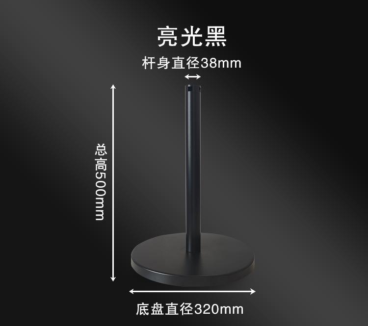 矮围栏博物馆美术展览馆穿绳隔离栏 一米线栏杆座 小