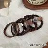 Diadema Pequeña Intestino Kuromi Infantil Diadema para Cuero Cabelludo de Niña Diadema de Princesa Juego de Diademas de Pelo Altamente Elásticas para Niña Pequeña