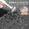 Pegamento de Gelatina Pegatinas Doble Cara para Uñas, Pegatinas Transparentes Especiales para Uñas Portátiles, Súper Adhesivas