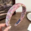 Diadema de lujo ligero sintiendo presión ambiente para el cabello diadema cara femenina accesorio para el cabello de lazo estilo retro Hong Kong pinza para el cabello tocado de alta gama