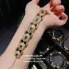 Sandalia Antigua Filigold Chapada en Oro Sándalo Diamante Mortero Cintura Pulsera Envuelta en Cintura Pulsera de Múltiples Círculos Jibao Nuevo Estilo Chino Nogal Fuzhu