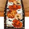 Toalha de Mesa de Halloween Transfronteiriça, Toalha de Mesa de Feriado de Alta Qualidade, Decoração de Cena com Estampa de Natal, Decoração para Mesa de Jantar da Sala de Estar Personalização