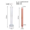 Xiongwei 21 cremallera y piñón cremallera vela varilla cera PC molde para velas raya vertical doble propósito cremallera vela molde acrílico