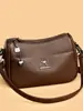 Elegante bolso de mujer 2026 nuevo modelo, bolso de hombro versátil de gran capacidad, bolso cruzado, bolso casual simple para el trabajo para mujer