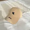 Gorra de Béisbol de Alta Calidad de Marca Europea y Americana de Moda con Bordado de Letras para Hombres y Mujeres, Estilo Pareja, Circunferencia de Cabeza Grande, Ala Ancha, Efecto Adelgazante del Rostro