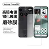 Adequado para Nothingphone3 Película de Vidro Cobertura de Tela Anti-Risco HD Anti-Espionagem Película para Lente Olho de Águia Metálico